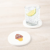 アイスクリームコーンポー絵文字 コースター (側面)
