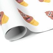 アイスクリームコーンポー絵文字 ラッピングペーパー (ロールコーナー)