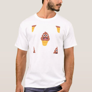 アイスクリームコーンポー絵文字 Tシャツ