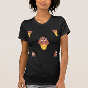 アイスクリームコーンポー絵文字 Tシャツ