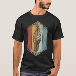 アイスクリームコーンレトロヴィンテージアイスクリームサマーバック Tシャツ