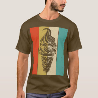 アイスクリームコーンレトロヴィンテージアイスクリームラバーサミー Tシャツ