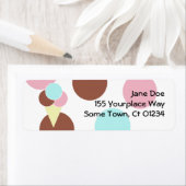 アイスクリームコーン住所 シール (インサイチュ)