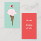 アイスクリームコーン名刺 名刺 (正面/裏面)