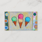 アイスクリームコーン名刺 名刺 (裏面)