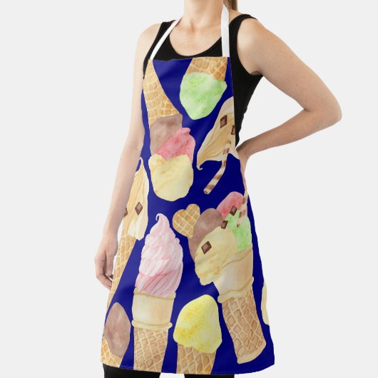 アイスクリームコーン夏のキャンディがウェーハのおもしろいをトッピング エプロン (インサイチュ)