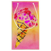 アイスクリームコーン抱き枕 スモールペーパーバッグ (裏面)