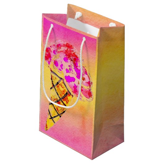 アイスクリームコーン抱き枕 スモールペーパーバッグ (裏面アングル)