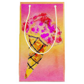 アイスクリームコーン抱き枕 スモールペーパーバッグ (正面)