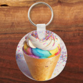 アイスクリームコーン散水 キーホルダー (正面)