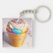 アイスクリームコーン散水 キーホルダー (裏面)