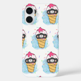 アイスクリームコーン水彩 iPhone 16ケース