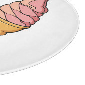 アイスクリームコーン漫画イラストレーション カッティングボード (角)