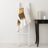 アイスクリームコーン漫画イラストレーション シェルパブランケット (インサイチュ)