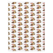 アイスクリームコーン漫画イラストレーション テーブルクロス (正面)