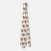 アイスクリームコーン漫画イラストレーション ネクタイ (正面)