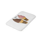 アイスクリームコーン漫画イラストレーション バスマット (アングル)