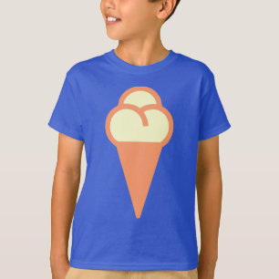 アイスクリームコーン記号 Tシャツ