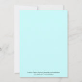 アイスクリームコーン誕生パーティー 招待状 (裏面)