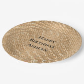 アイスクリームコーン誕生日 ペーパープレート (アングル)