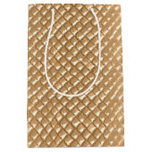 アイスクリームコーン誕生日 ミディアムペーパーバッグ (正面)