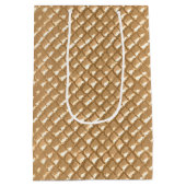 アイスクリームコーン誕生日 ミディアムペーパーバッグ (裏面)