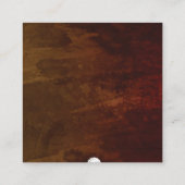 アイスクリームコーン赤ちゃんシャワーおむつラッフルチケット スクエア名刺 (裏面)