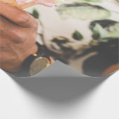 アイスクリームコーン3味の人 ラッピングペーパー (角)