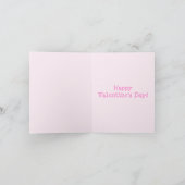 アイスクリームコーン – かわいいバレンタインデー カード (内部)