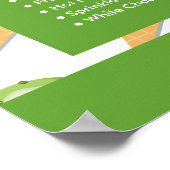 アイスクリームコーン、アイスクリームパーラーメニュー ポスター (角)