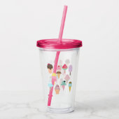 アイスクリームコーン アクリルタンブラー (裏面)