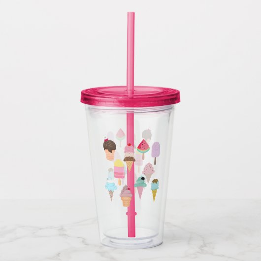 アイスクリームコーン アクリルタンブラー (正面)