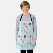 アイスクリームコーン エプロン (着用した状態)