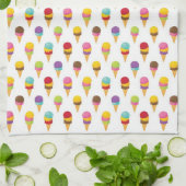 アイスクリームコーン キッチンタオル (折り畳み)