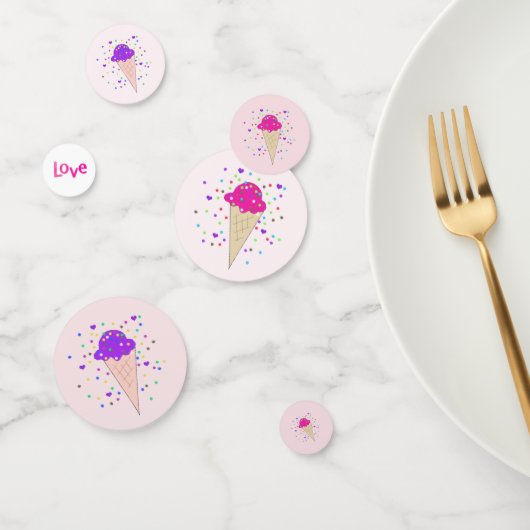 アイスクリームコーン コンフェッティ (グループ)