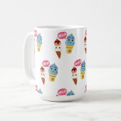 アイスクリームコーン コーヒーマグカップ (正面左)