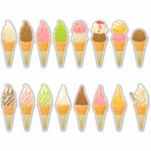 アイスクリームコーン シール (正面)