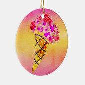 アイスクリームコーン セラミックオーナメント (右)