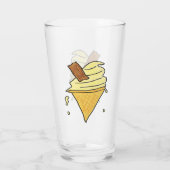 アイスクリームコーン タンブラーグラス (裏面)
