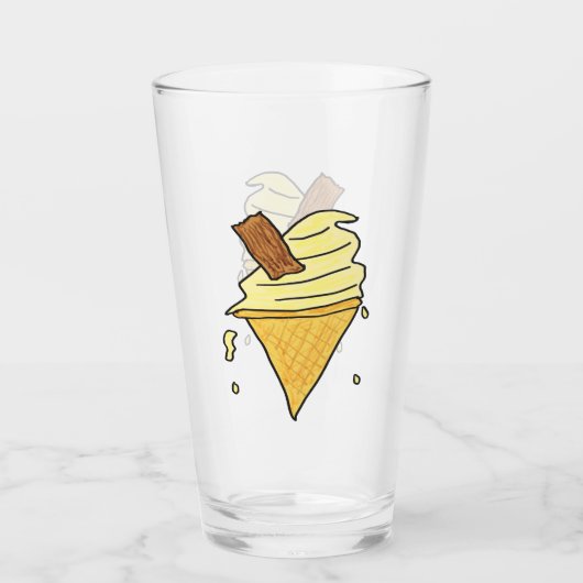 アイスクリームコーン タンブラーグラス (正面)