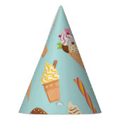 アイスクリームコーン パーティーハット (左)