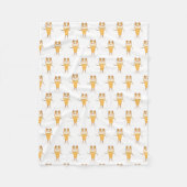 アイスクリームコーン フリースブランケット (正面)