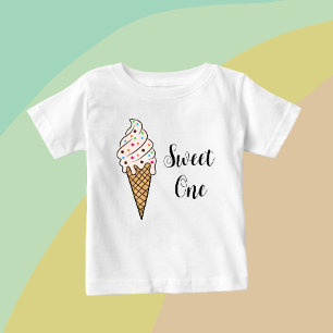 アイスクリームコーン ベビーTシャツ