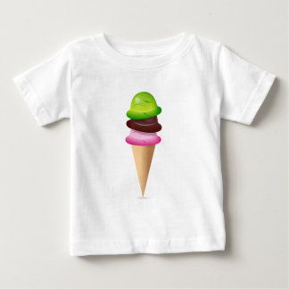 アイスクリームコーン ベビーTシャツ
