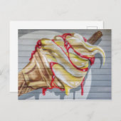 アイスクリームコーン ポストカード (正面/裏面)