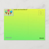 アイスクリームコーン ポストカード (裏面)