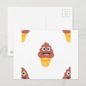 アイスクリームコーン ポストカード (正面/裏面)