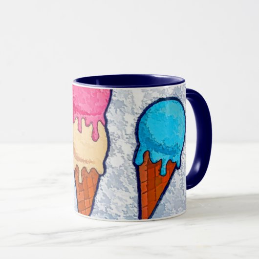 アイスクリームコーン マグカップ (正面右)