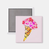 アイスクリームコーン マグネット (正面/裏面)