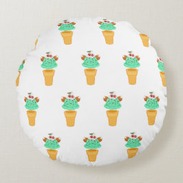 アイスクリームコーン ラウンドクッション
